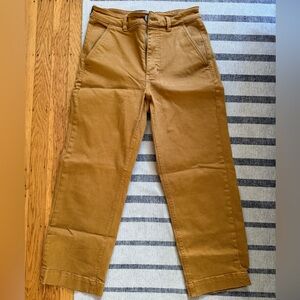 Everlane Women’s Orange Straight Leg Pants